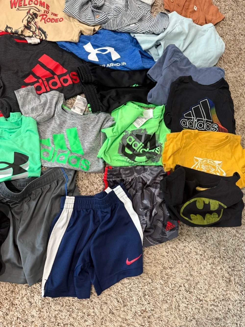 Summer Mixed Boys 3T Activewear Lot - Bright Multi Colors